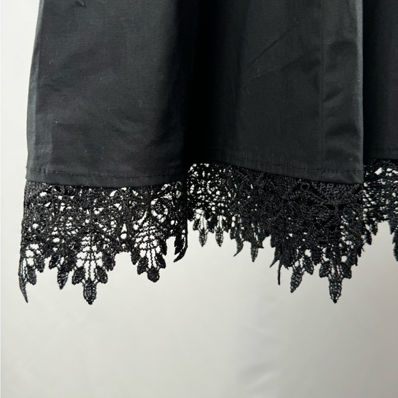 NEW Harry Potter Collared Lace Up Back Mini Dress in Black Size Medium - Picture 10 of 12